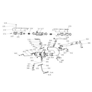 Genuine Sinotruk HOWO Turbocharger Cooling Water Inlet Pipe - VG1238110036